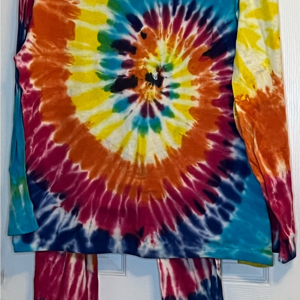 Vibrant Tie-Dye Pajama Set